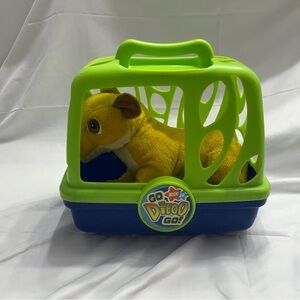 Nick Jr Go Diego Go Rescue A Friend Talking Lion Cub 11" Plush Stuffed w Carrier